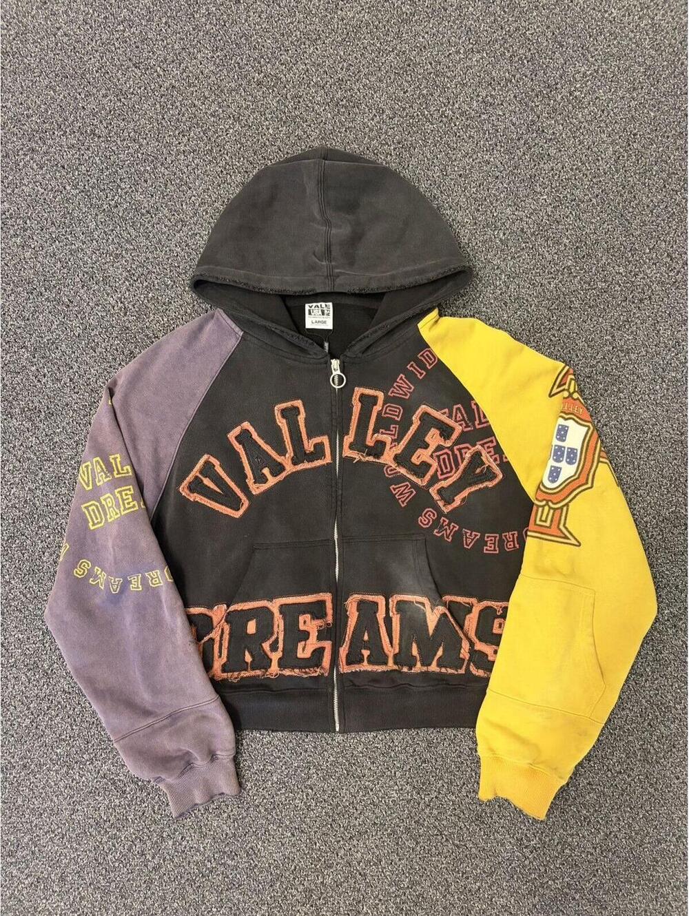 Vale Forever Crest Zip Up Hoodie